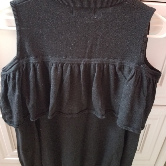Cold Shoulder Ruffled Sweater - Picture 3 of 3